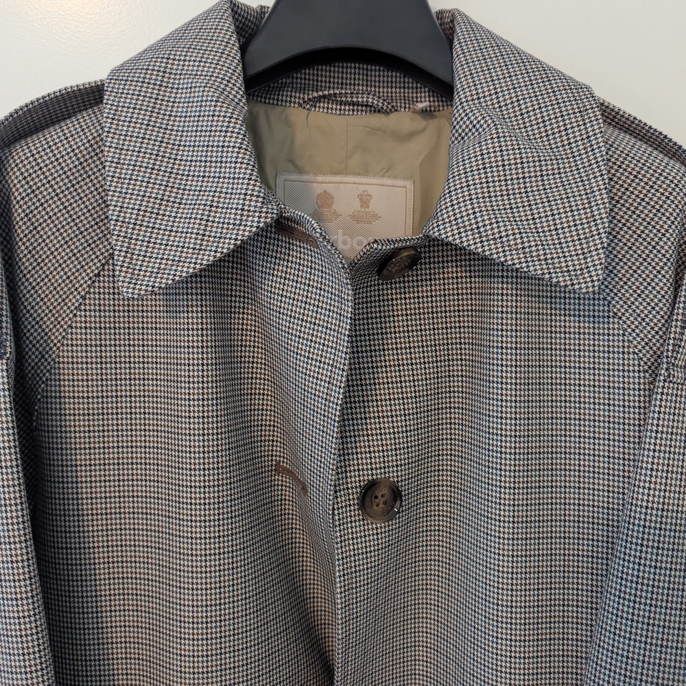 Barbour Marie Checkered Trench